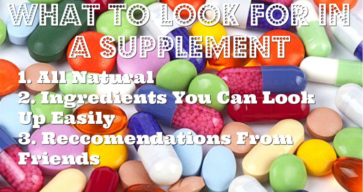 What to look for in  supplement